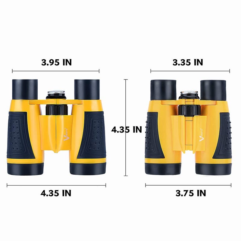 Vanstarry Compact Binoculars for Kids Bird Watching Hiking Camping Fishing Accessories Gear Essentials Best Toy Gifts for Boys Girls Children Toddler Waterproof 5X30 Optical Lens Including Compass - Image 4